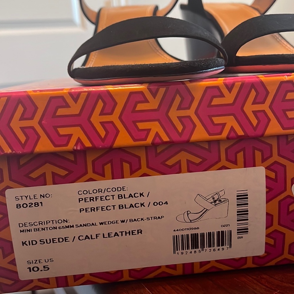 Tory Burch Mini Benton Wedge With Strap Gem